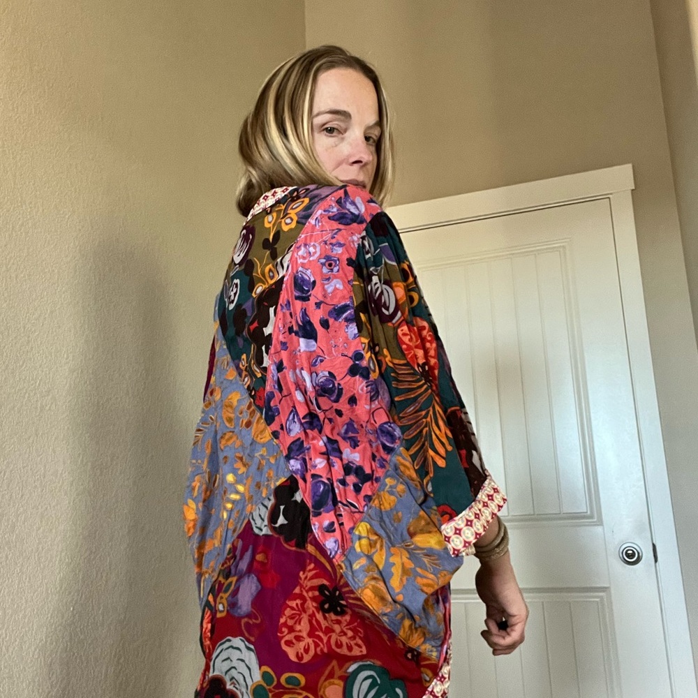 Anthropologie Multicolor Patterned Top - Picture 7 of 8